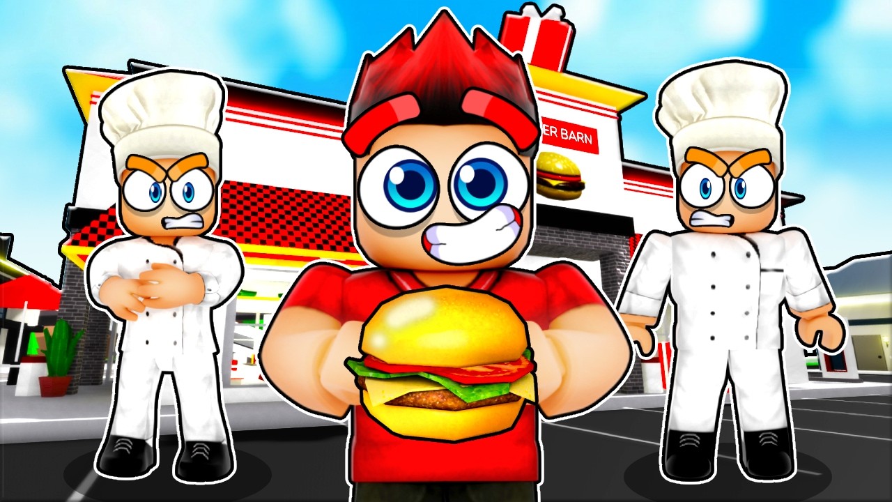 AKU BUKA KEDAI BURGER TAPI ADA PENIAGA LAIN YANG DENGKI! [Brookhaven 🏡RP] (Roblox Malaysia)