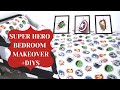 SUPERHERO KIDS BEDROOM MAKEOVER ON A BUDGET| 3 QUICK EASY DIYS| PART 1 |Amanda Oak Ince