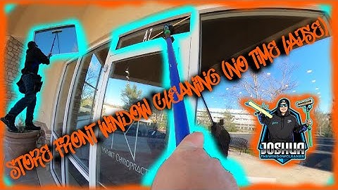 STORE FRONT WINDOW CLEANING (NO TIME LAPSE)