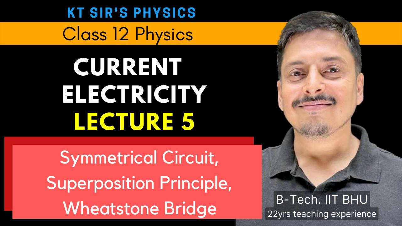 Lec 5 Symmetrical Circuit Superposition Principle Wheatstone Bridge Lec 5 symmetrical circuit superposition principle wheatstone bridge