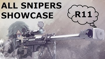 SAO: Fatal Bullet all R11 SNIPERS showcase