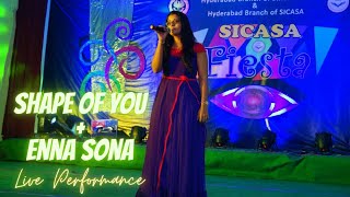Ed Shreeran Shape Of You Enna Sona Live Performance CA students fest
