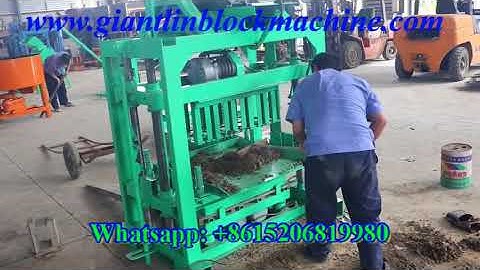 qtj4-40 manual concrete cement hollow block moulding machine prices in Ghana, Nigeria