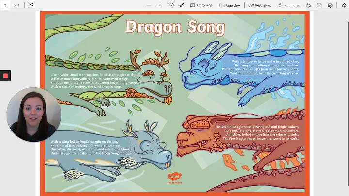 Daily Reading | Dragon Song | The Twinkl Poetry Collection
