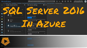 Create SQL Server 2016 on Windows Server 2016 on Azure