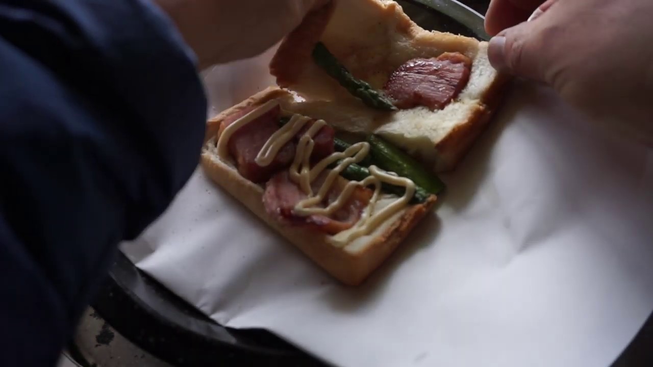 ホットサンドメーカー バウルーデビュー＃13 Sandwich Toaster BawLoo Made in Japan. YouTube