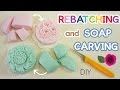 SOAP MAKING AND CARVING | Rebatching Soap | Easy | Real Sound |Long Version | ASMR | DIY|