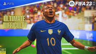 FIFA 23 - Argentina vs France | Round of 16 |FIFA World Cup| Ultimate Difficulty | PS5™ [4K ]