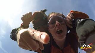 Tandem skydive of Brooke Roberts