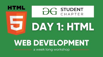 HTML | Web Development Workshop | Day 1