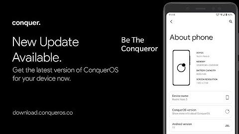 ConquerOS 4.6 Redmi Note 5 Pro