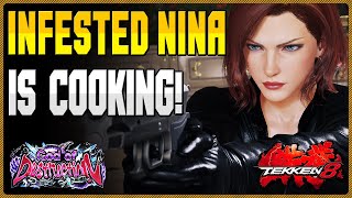 T8 💥 Infested NINA Is Cooking With Insane Gameplay 💥 TEKKEN 8  Rank Match 💥