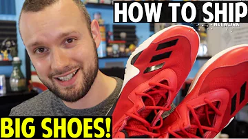 eBay For Beginners | How To Ship BIG Shoes | Step by Step Tutorial