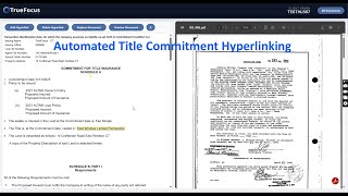 Automated Hyperlinking of Title Commitments