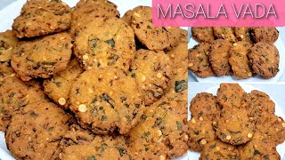 Crispy Masala Vada | Easy Snacks | Street Style Masala Vada |Evening Snacks |