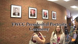VWCC Presidential Portraits Unveiled