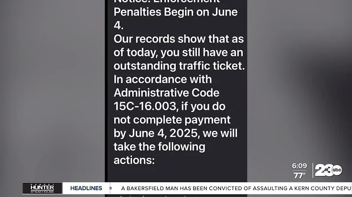 Let 23ABC Know: Fake Traffic Violations