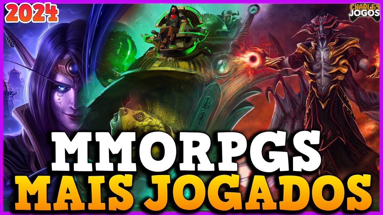 OS MMORPGS MAIS JOGADOS EM 2024 - YouTube