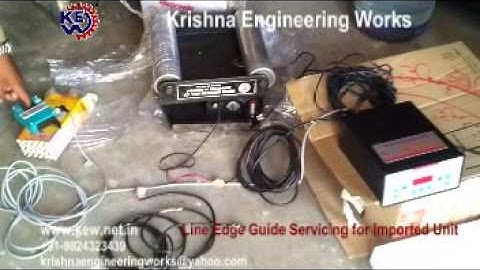 KEW Electronics Line Web Guiding Systems Servicing for Imported Unit