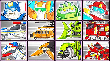 Transformers Rescue Bots: Hero Adventures + Dino Robot Corps #4 | Eftsei Gaming