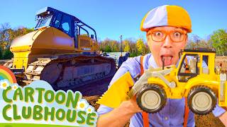 here comes bulldozer blippi kids adventure exploration videos