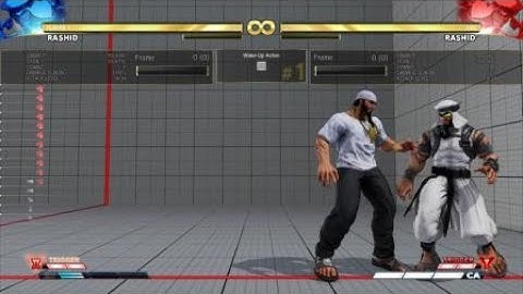 Rashid Setup/Frame Trap I spent a while trying to do (STREET FIGHTER V)