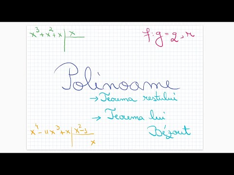 Video: Despre teorema restului?