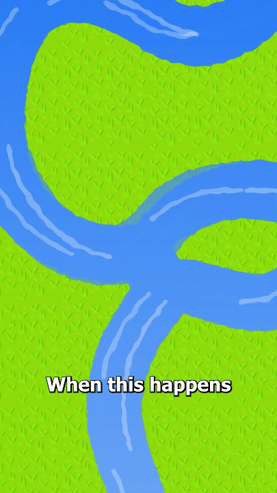 How An Oxbow Lake Is Formed 🤔