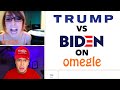 Pretending To Be A Trump Supporter VS Biden Supporter on Omegle (Social Experiment)