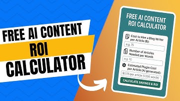 FREE AI Content ROI Calculator – See How Much You’ll Save on Blog Writing Costs!