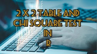 Chi square test in R
