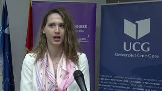 Bivša studentiknja FPN-a Nina Krivokapić: Važno je raditi na sebi