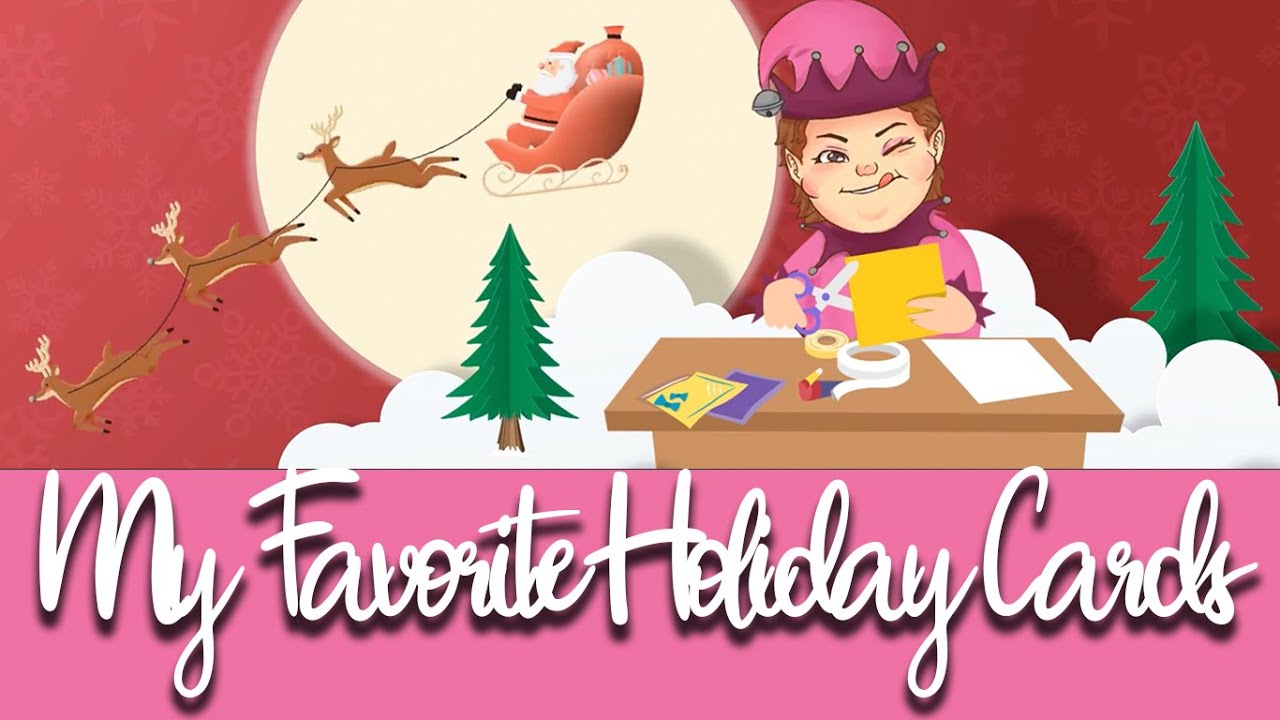 My Favorite Holiday Cards Day 12 The Jolly Fat Elf's Festive Friday #3  Stampin Up! and Carta Bella