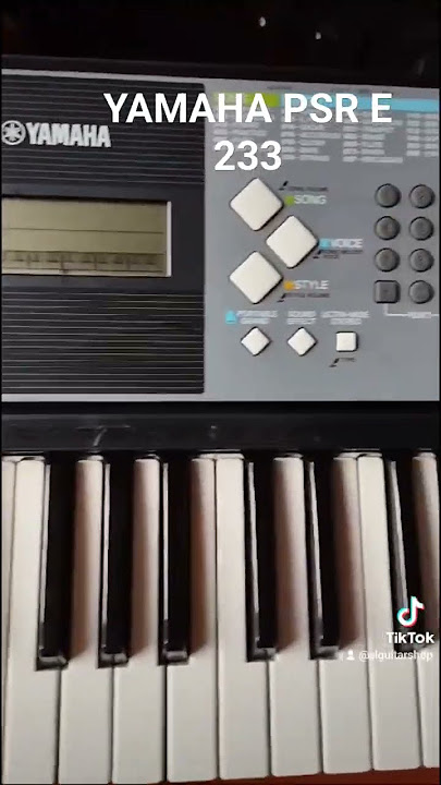YAMAHA PSR E233 #yamaha #yamahakeyboards
