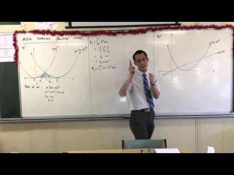 Areas Involving Multiple Curves (1 of 4: Separating the area into two components to solve)