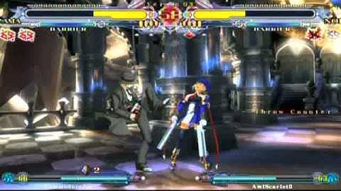 BlazBlue Continuum Shift: Dr. Peace (Hazama) vs. Awl (Noel)