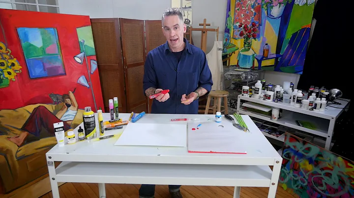 Liquitex Professional Paint Markers Demo by Jimmy Leslie