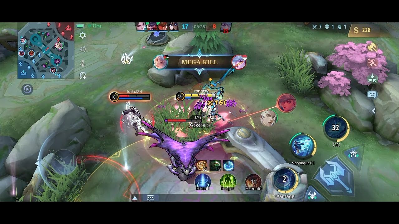 Highlights combo kagura mobile legends YouTube