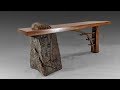 Building a Stone and Wood Bridge Bench - Woodworking - Stone Building a Stone and Wood Bridge Bench - Woodworking - Stone