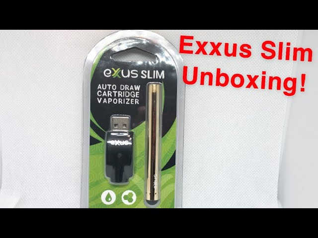 Get Exxus Vape Slim Auto Draw Cartridge Vaporizers