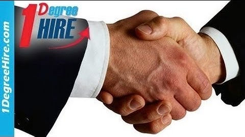 Inside Tips To Getting Hired After College - How to Shake Hands