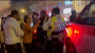 Edit showing a building in Bnei Brak, central Israel, which was damaged in an alleged Iranian attack