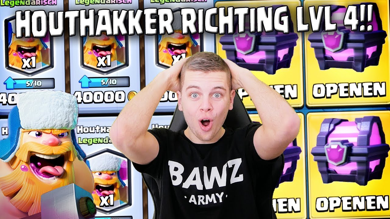 houthakker-richting-lvl-4-gratis-magische-kist-clash-royale-youtube