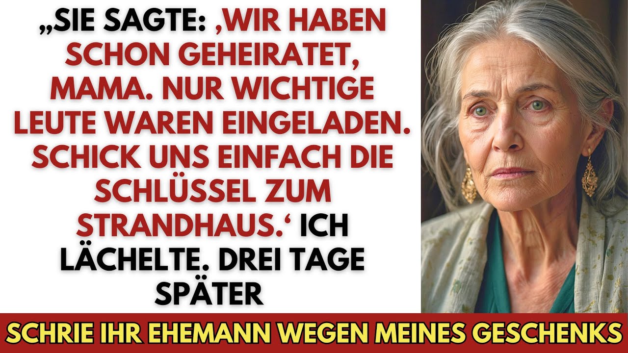 Meine Tochter heiratete ohne mich, wollte aber mein Strandhaus für die Flitterwochen