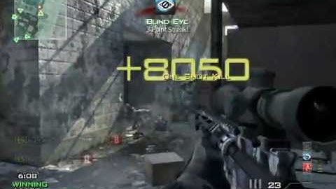 MW3 360 quickscope and 5 man feed