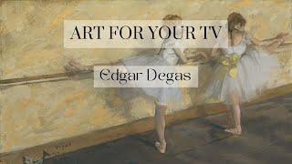 Edgar Degas TV Screensaver Wallpaper, Vintage Ballerina Painting, French Ballet Art, Impressionist screenshot 5