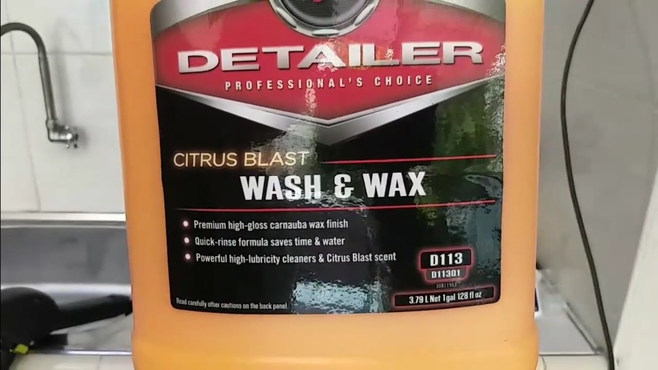 Meguiars Wash and Wax - Citrus Blast Scent - 1 Gallon