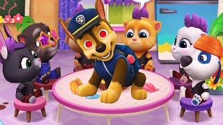 TOM THE CAT AND HIS FRIENDS, PAW PATROL.EXE BURGER THIEVES, My Talking Tom Friends