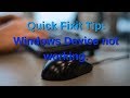 Got a windows device not working right heres a tip