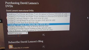 How to Purchase my Instructional  DVDs on how to Sculpt